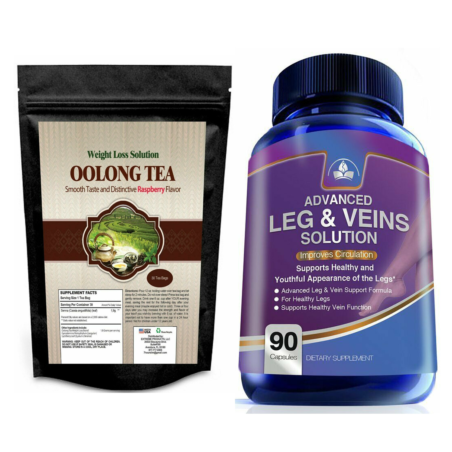 Weight Loss Slim 30 Bags Leg Vein Function Support Supplemen