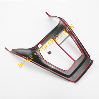 Chrome ABS Gear Shift Box Panel Cover Trim For Toyota RAV4 2019-2024 (1-Piece)