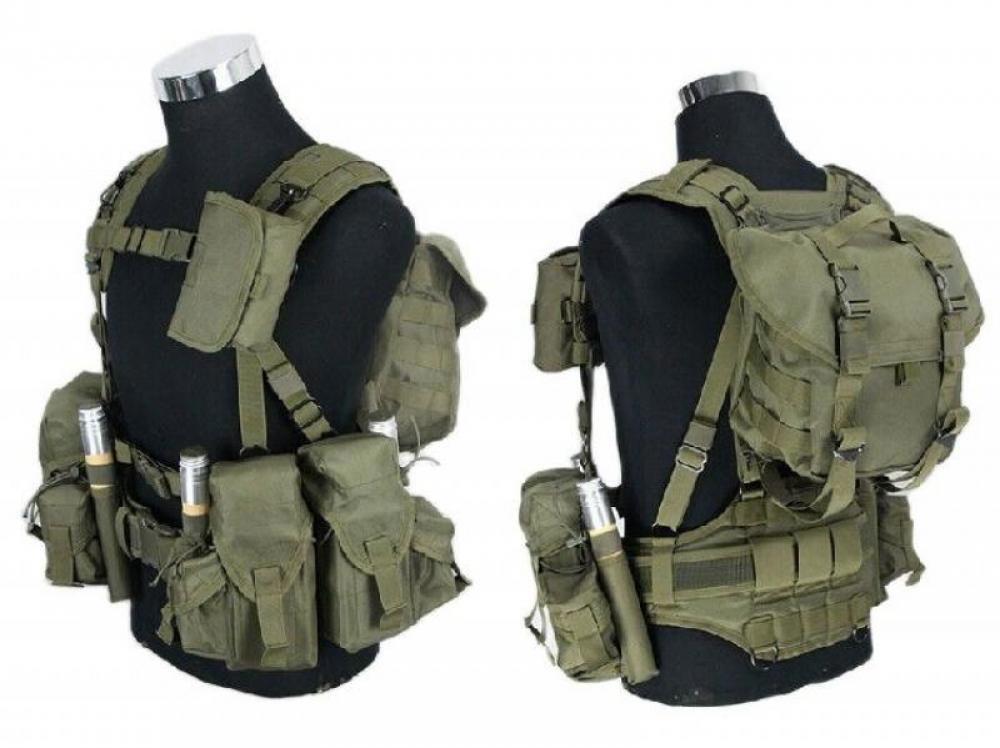 スメルシ Smersh Vest ODカラー ロシア軍 AKベスト レプリカ Russian Smersh Vest AK+VOG Set Tactical Special Forces