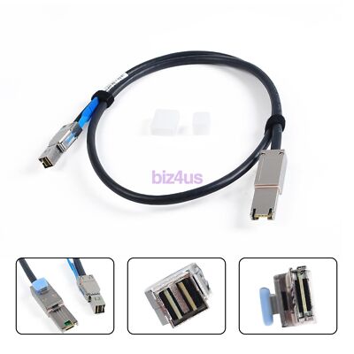 External Mini SAS HD SFF-8644 to Mini SAS SFF-8088 Hybrid Cable Adapters 1-2 M