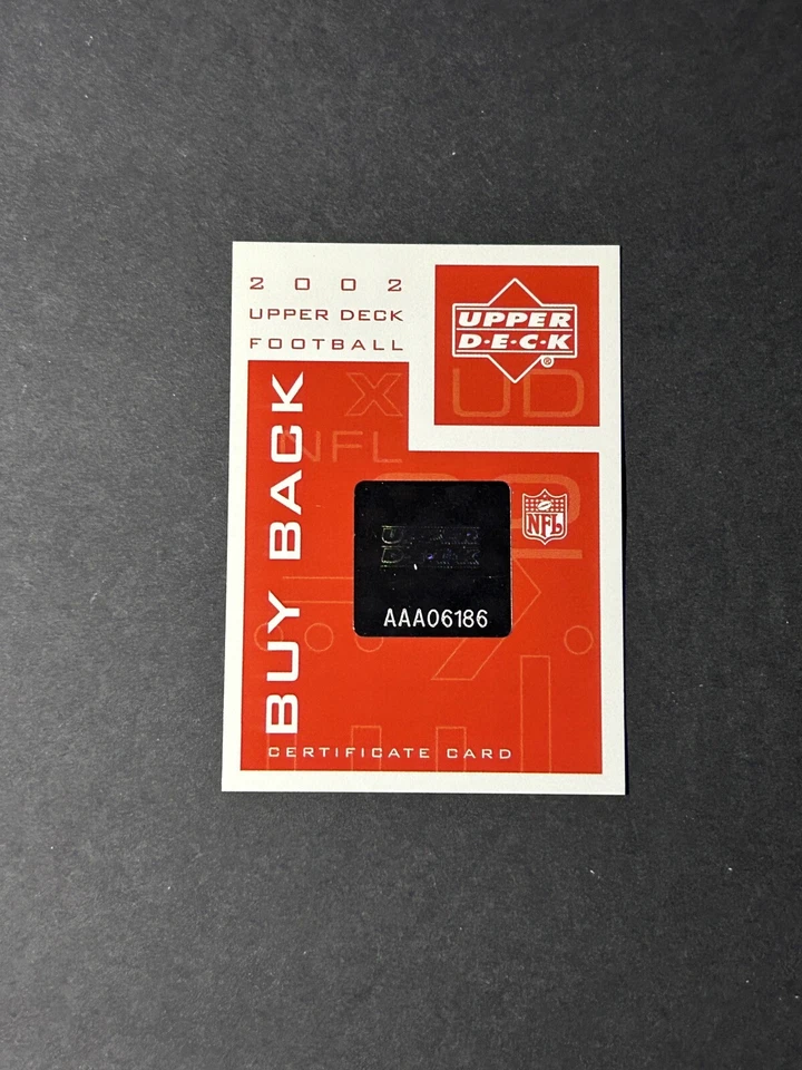 2000 UD Reserve Peyton Manning Buyback Auto #/6 Card #63 - Indianapolis Colts - Image 3 of 4