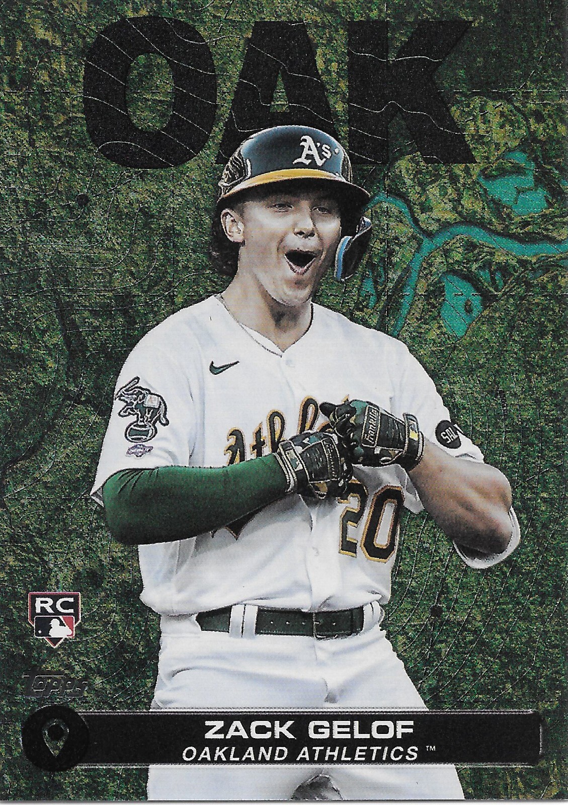 2024 Topps Series 2 ZACK GELOF RC Black City to City 058/299 -OAKLAND ATHLETICS-