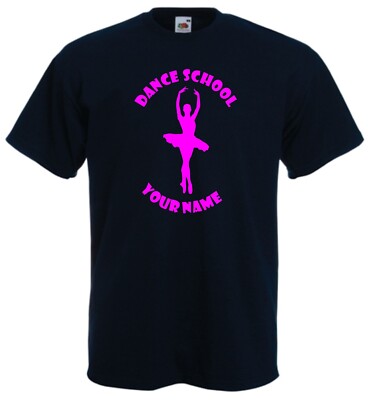 Personalisiertes Ballett Tänzerin T-Shirt, Ballerina TShirt, Tanz T-Shirt Tanzen (D3)