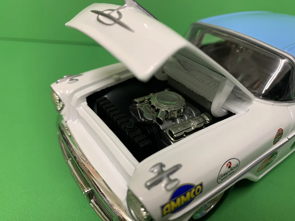 Lee Petty #42 1957 Olds techo rígido Newton & Chappell escala 1/24 (1 de 1002) BLUE BO Foto 3 de 4