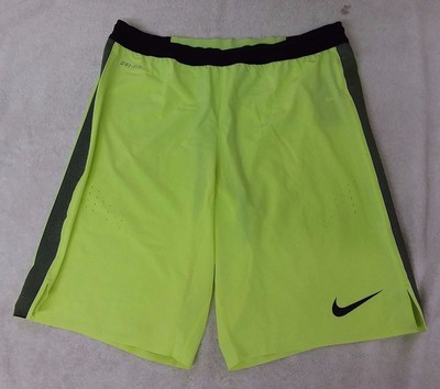 mens yellow nike shorts