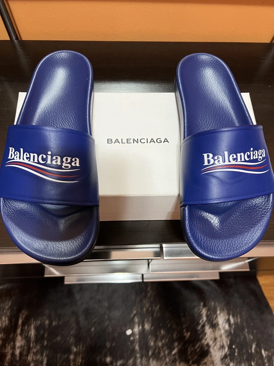 balenciaga sandals Pelle S.Gomma nappa MI Brill imprime politic