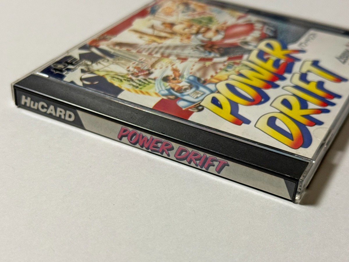 NEC - PCエンジン パワードリフト　PC Engine PCE Power Drift PC Engine Power Drift PCE NEC Avenue Asmik Racing GAME JAPAN