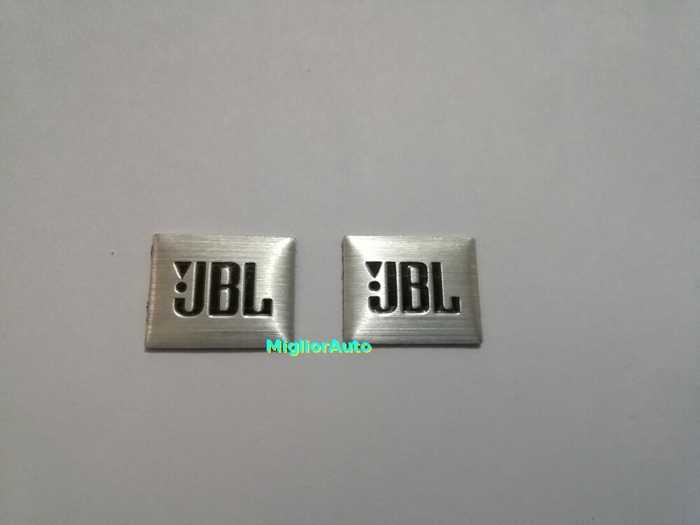 JBL X 2 Pz Stemma Cromato Logo Adesivo Per Altoparlanti Stereo - Foto 6