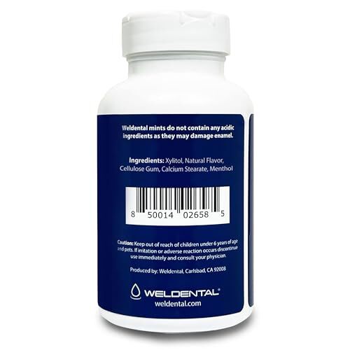 Xylitol Mints Breath & Mouth Freshener 300 Tablets Cool PepperMint