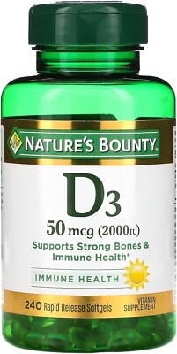SM Nature's Bounty D3-2000 IU, 240 Softgels
