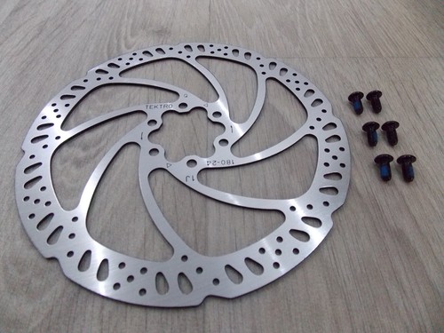 Tektro TR180-24 Disco Rotor 6 Fori Nuovo 164Grammi 180mm 7" - Foto 2 di 3