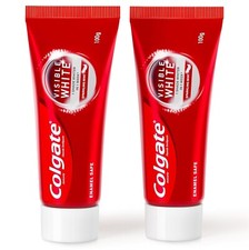Colgate Visible White Toothpaste Teeth Whitening Stain Removal Mint Flavour 200g