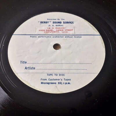 Deroy Sound Service Private Vinyl Pressing ~ Paul Robeson ~ I Still Suits Me