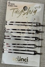 Scunci Metal Enamel No Slip Bobby Pins Cream, Light Gray  Purple 5Pack