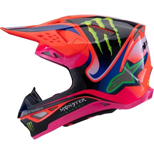 Alpinestars 2025 Supertech M10 Carbon Helmet - Deegan Monster Replica large