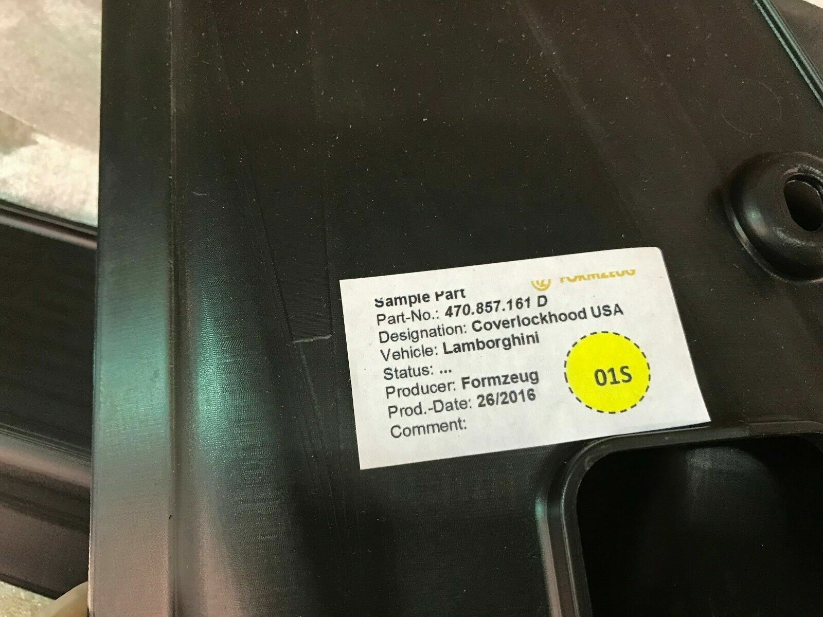 LAMBORGHINI AVENTADOR LP700 FRONT TRUNK INNER CENTER COVER OEM NEW 470857161B