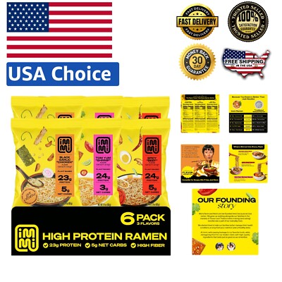 Ramen Variety Pack: Bold Flavors, High Protein, Low Carb - Keto Friendly Meals