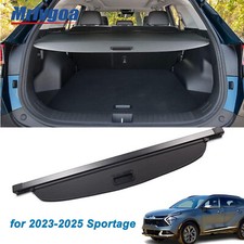 Retractable Cargo Cover For 23-26 Kia Sportage Rear Trunk Shade Accessory Black