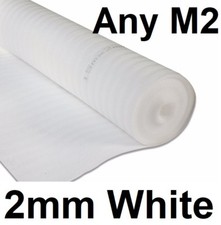 2mm White Comfort Underlay For Wood or Laminate Flooring Acoustic Insulation