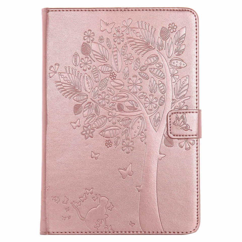 Embossed Flip Leather Case Stand Cover For iPad 9th 8th 7th 6th 5th Gen Mini Air - Image 2 of 4
