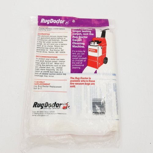 Sacchetti Sottovuoto Eureka F&G RugDoctor Confezione da 2 Made in USA - Foto 5 di 6