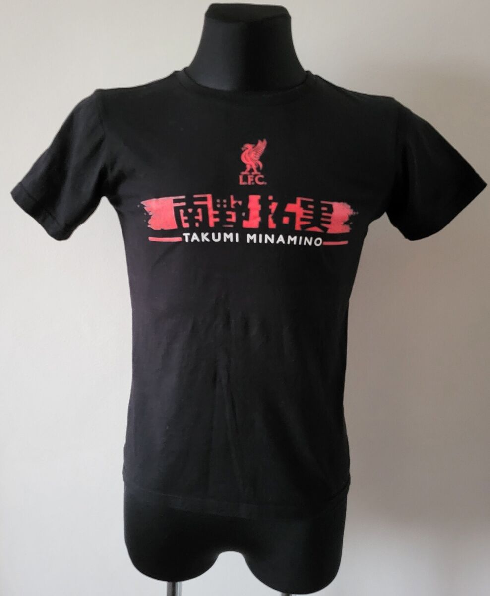 Liverpool Takuni Minamino cotton Official LFC Product shirt Liverpool Takuni Minamino cotton Official LFC Product shirt