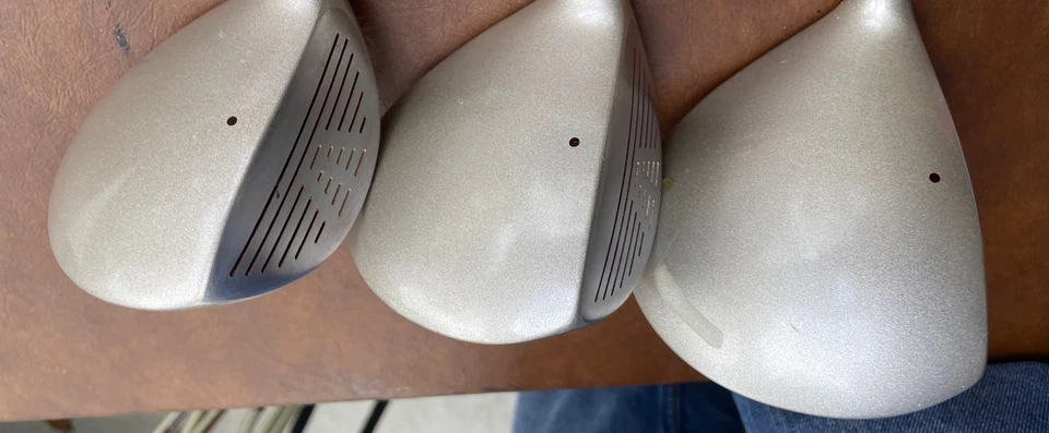 Spalding Tour XL 限量轻便女式高尔夫球杆木质套装 1 3 5 NOS — 第 3/4 张图片