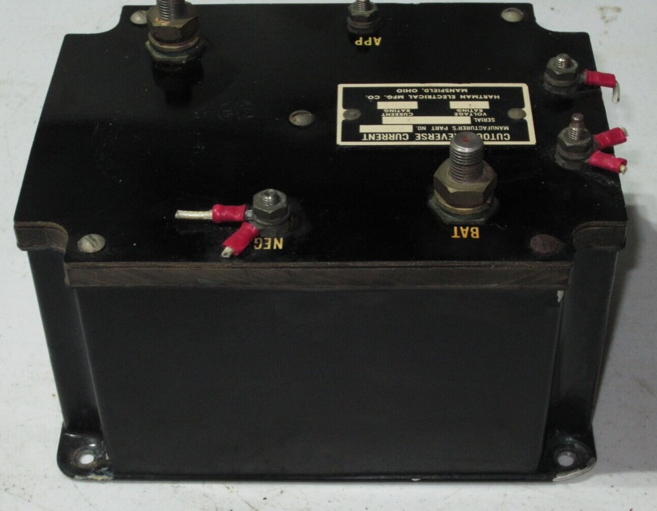 Reverse Current Relay Hartman A750D Relay eBay