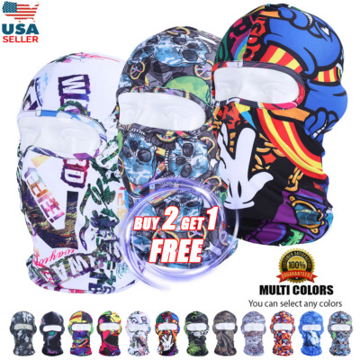 Balaclava Face Mask UV Protection Ski Sun Hood Tactical Camo Masks for Men Women