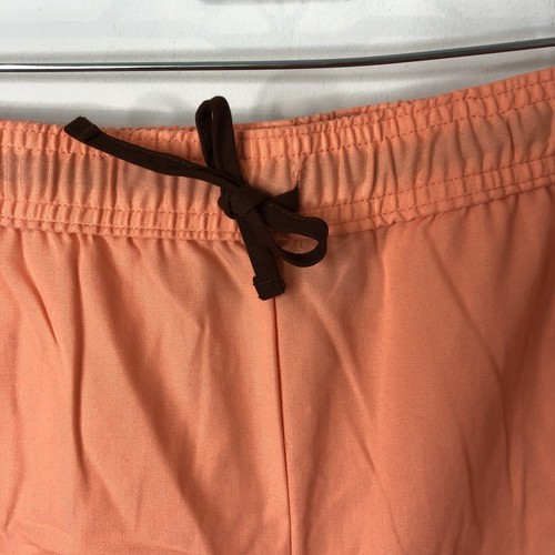 Pantalone scrub donna Baby Phat nuovo con etichetta corallo gamba svasata coulisse taglia XL - Foto 3 di 12