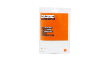 Carte SIM Orange Micro-SIM Mobicarte - 5€ De Crédit Inclus - Compatible 4G LTE