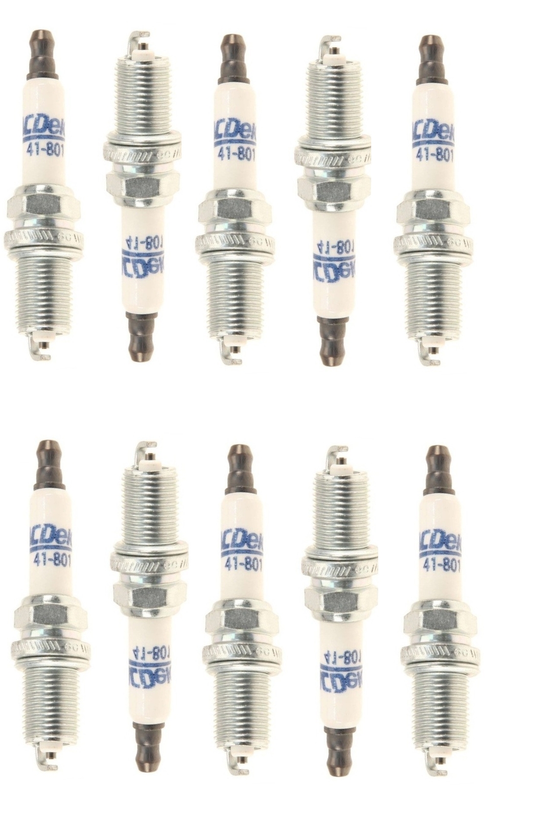 Set Of 10 Spark Plugs AcDelco For Porsche Carrera GT 2004-2005 5.7L V10