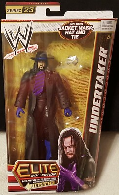 WWE Undertaker Flashback Elite Series 23 Mattel Wrestling Action Figure 2013