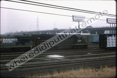Original Slide Seaboard System SBD 2521 EMD GP38-2 Proviso ILL 1990 (KE) (DI)