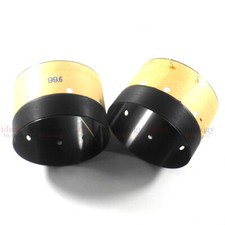 2pcs 99.6mm Black Aluminium , woofer / loudspeaker / speaker voice coil