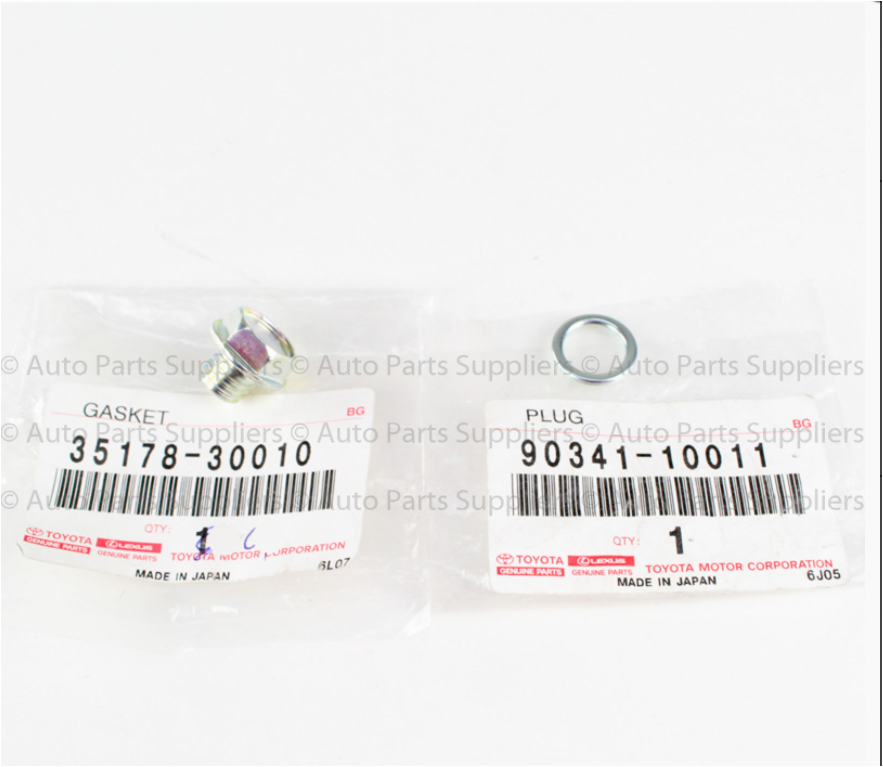FACTORY LEXUS IS250 TOYOTA TUNDRA ATM TRANSMISSION PAN DRAIN PLUG W/ GASKET OEM eBay