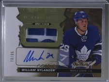 2016-17 Fleer Showcase Hot Prospects Autos 78/85 William Nylander Patch Auto h1c