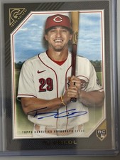 2022 Topps Gallery - Rookie Autographs T.J. Friedl #RA-TF (AU, RC)