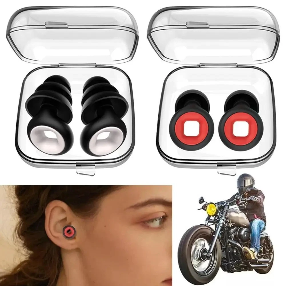 Tapones para los oídos de moto silenciosos profesionales reutilizables
