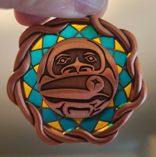 2009 BCGA Tribal Raven Geocoin - Activated Adoptable - TB352CK