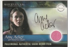 Supernatural Season 1 Lot of 2  Autograph cards PWA-2 Amy Acker + A3 Read