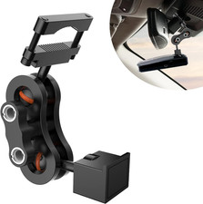 Radar Detector Mount,Aluminum Rearview Mirror Rod Radar Bracket,For Escort Max36
