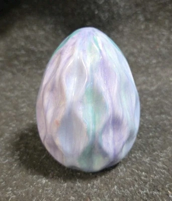 Ceramic Decorative Egg Shaped Ornament - Image 1 of 4