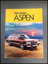 1980 Dodge Aspen Factory Vintage Canada Car Sales Brochure Catalog 1980 Dodge Aspen Factory Vintage Canada Car Sales Brochure Catalog
