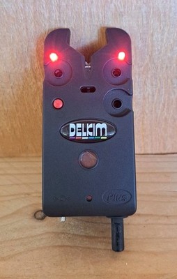 Delkim TXI Plus Bissanzeiger ROT / RED defekter Schalter OPTISCH WIE NEU Karpfen