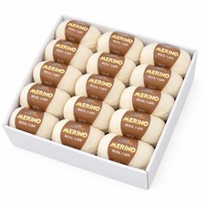 100 % Merinowolle Strickgarn - mittlere Stärke - Garn zum Stricken und Häkeln