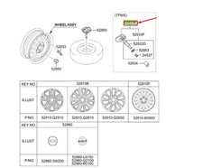 KIA SPORTAGE V NQ5 Reifendrucksensor 52940T6100 NEU ORIGINAL