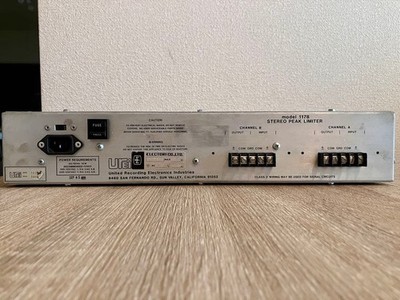 Urei 1178 Stereo Dual Peak Limiter Compressor Vintage Rare UREI
