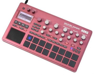 KORG Electribe2s Pink Sampler 16 Pads 10 Knobs Groovebox Sequencer