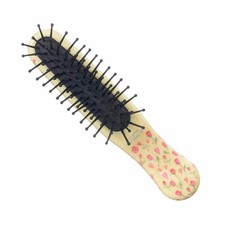 Kent Brushes ArtHedz Children's Pocket Hairbrush - Hearts Flowers 140mm